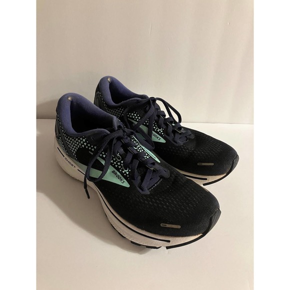 Brooks Shoes Brooks Ghost 4 Running Shoes Navy Blue Narrow 2a
